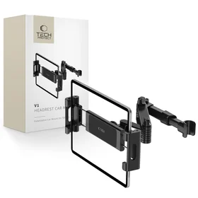 Tech-Protect V1 teleskopiskais automašīnas tālruņa turētājs - melns