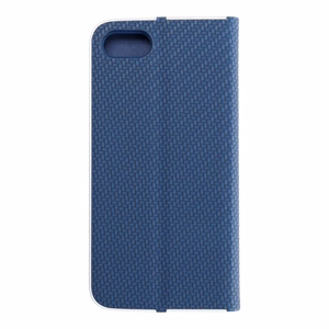 Viedtālruņa apvalks (m) - LUNA Book Carbon IPHONE 7 / 8 / SE 2020 / SE 2022 zils (m)