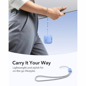 ESR Pulse HaloLock MagSafe  Apple AirPods 4 / 5 vāciņš, gaiši zils