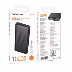 Borofone Power Bank 10000mAh BJ78 Clever - 2xUSB - black
