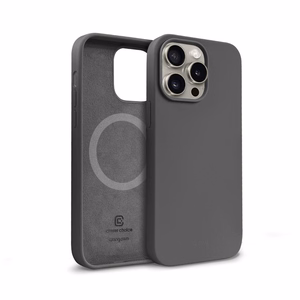 Crong Color Cover Magnetic MagSafe vāciņš ierīcei iPhone 15 Pro Max, titāna krāsā
