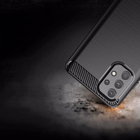 CARBON viedtālruņa apvalks SAMSUNG A32 5G melns
