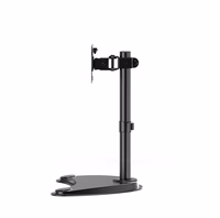 Gembird MS-D1ST-04 Monitor desk stand (rotate, tilt, swivel), 13”-32”, melns