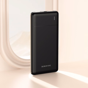 Borofone Внешний аккумулятор 10000mAh BJ88 Clever - 2xUSB - чёрный