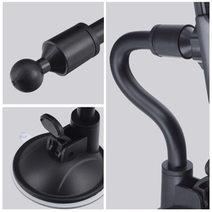 FORCELL F-GRIP Carbon Bracket arm 17 cm auto turētājs priekšējā stiklā un panelī melns