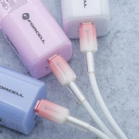 FORCELL F-ENERGY C356 kabelis Type C uz Lightning PD 3A 27W Gradient 1 m balts