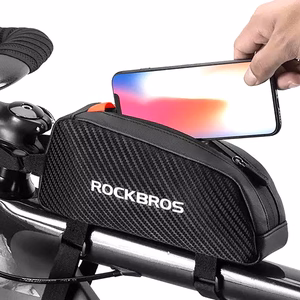 Rockbros 039BK pīta 1 l velosipēda rāmja soma – melna