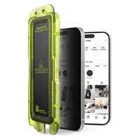 Ringke Easy Slide 2 daļu privātuma stikla komplekts iPhone 17 - melns