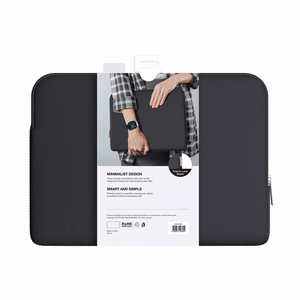 AmazingThing Minimal BasicBag klēpjdatora soma MacBook Neo 13" - melna