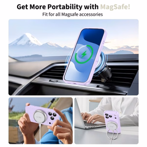 Tech-Protect Silicone MagSafe Чехол для iPhone 17 Pro - фиолетовый