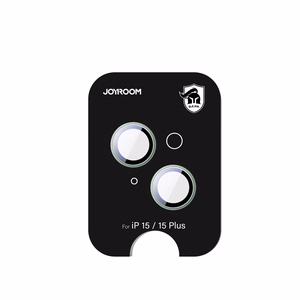 Joyroom JR-MFY0252 aizsargstikls iPhone 15/15 Plus lēcām - zaļa
