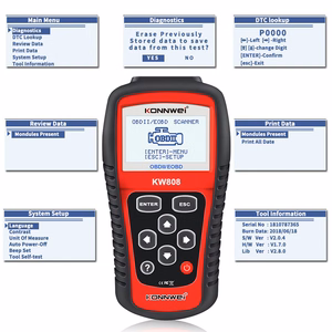Диагностический сканер OBD2 Konnwei KW808