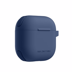 AmazingThing Omni korpuss ausu austiņām AirPods 4 – tumši zilais
