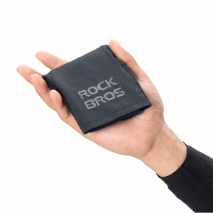 Rockbros LF25956 bezšuvju adīta riteņbraukšanas cepure – melna