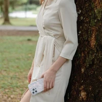 Uniq Coehl Aster viedtālruņa apvalks iPhone 14 Pro Max - rozā