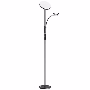 Divkārša grīdas lampa ar pulti BlitzWill BWL-FL-0001, 36W (melna)