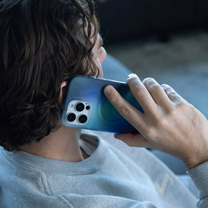 Incase Halo Case vāciņš ar MagSafe iPhone 16 Pro Max tālrunim, Oil Slick Ocean krāsā