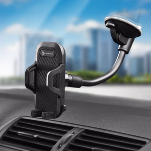 FORCELL F-GRIP Carbon Bracket arm 17 cm auto turētājs priekšējā stiklā un panelī melns