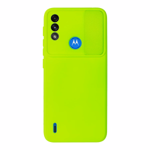 Camshield Soft viedtālruņa apvalks Motorola Moto E7 Power/E7i Power laima krāsas
