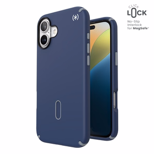 Speck Presidio2 Pro vāciņš ar MagSafe un ClickLock iPhone 16 Plus tālrunim, Coastal Blue/Dust Grey