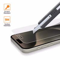 Vmax rūdītais stikls 0.33mm caurspīdīgs stikls iPhone 12 / 12 Pro 6,1" matēts