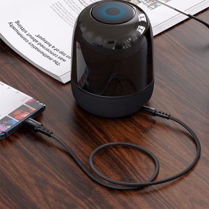 Acefast audio kabelis USB Type C - 3.5mm mini ligzda (vīriešu) 1.2m, AUX melns (C1-08 melns)