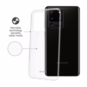 Crong Crystal Slim vāciņš ierīcei Samsung Galaxy S20 Ultra, caurspīdīgs