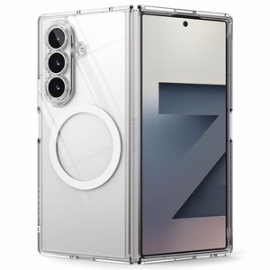 Ringke Fusion magnētiskais MagSafe viedtālruņa apvalks Samsung Galaxy Z Fold 7 - caurspīdīgs