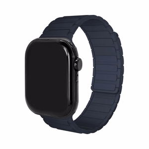 Mobilize silikona pulksteņa siksniņa - magnētiska - Apple 42/44/45/49mm - zila