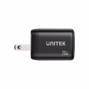 Unitek GaN tīkla lādētājs USB-A un USB-C 20W melns