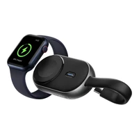 Portatīvais lādētājs Apple Watch Forcell F-Energy Mini Power Watch 1A 2,5W 1200 mAh melna