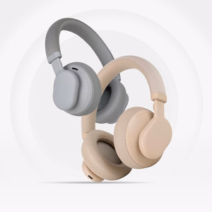 FORCELL F-AUDIO Touch Beat bezvadu austiņas bluetooth ANC bēšas