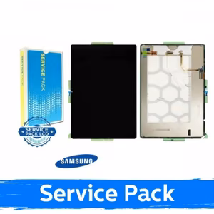 LCD ekrāns paredzēts Samsung X610 / X616 Tab S9 FE Plus melns (Service Pack)