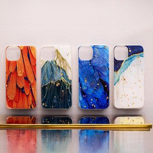 Gold Glam viedtālruņa apvalks Xiaomi Redmi 14C 4G/ 14C 5G / Redmi A4 / POCO C75 spalvas