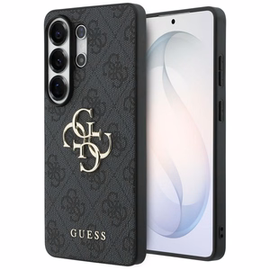 Guess maciņš 4G Big Metal Logo for Samsung Galaxy S26 Ultra melns