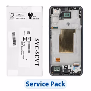 ServicePack LCD displejs SAMSUNG A35 5G A356B GH82-34221A pusnakts zils
