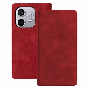 Smart Suede maciņš Honor 600 lite sarkans