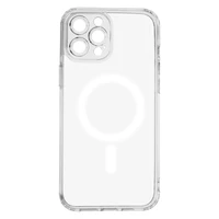 Anti Shock 1,5 mm Magnētiskais apvalks iPhone 12 Pro Max 6,7" caurspīdīgs kameras aizsardzība