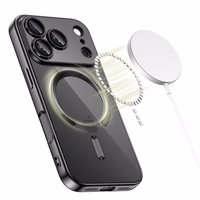 Tech-Protect MagFlex Magnētiskais viedtālruņa apvalks iPhone 17 Pro Max - caurspīdīgs melns