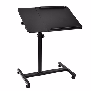 Maclean pārvietojams galdiņš un klēpjdatora statīvs, melnā krāsā, regulējams augstums 59-89cm, līdz 30kg, MC-121 B