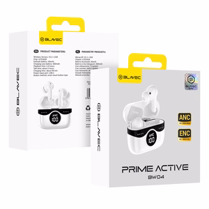 Blavec Bluetooth TWS Наушники BW-04 Prime Active ANC+ENC (BW04PA-W) белые