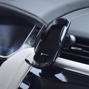 FORCELL auto turētājs ar bezvadu uzlādi automātisko sensoru + magnētiskie adapteri HS1 15W melns