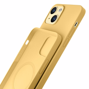 3mk Hardy Silicone MagViedtālruņa apvalks iPhone 15 Plus - dzeltena