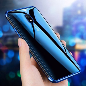 Xiaomi Redmi 8A - melns Gel TPU apvalks ar elektroapkalējuma rāmi
