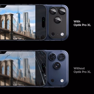 Spigen Optik Pro XL Защитное стекло для камеры iPhone 17 Pro - чёрный
