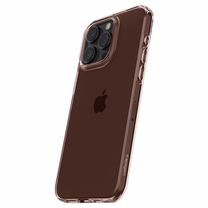 Spigen Crystal Flex viedtālruņa apvalks iPhone 15 Pro Max - rozā/caurspīdīgs