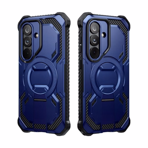 Supcase ArmorBox Mag MagSafe Maciņš for Samsung Galaxy S26 - tumši zils and melns