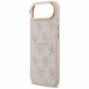 GUESS apvalks IPHONE 17 Air saderīgs ar MagSafe GUHMP17MP4MSEGCP (PU 4G ar klasisko) rozā
