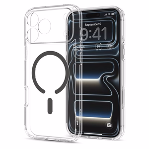 Spigen Ultra Hybrid MagSafe maciņš iPhone 18 Pro Max / 17 Pro Max, caurspīdīgs grafīta krāsā