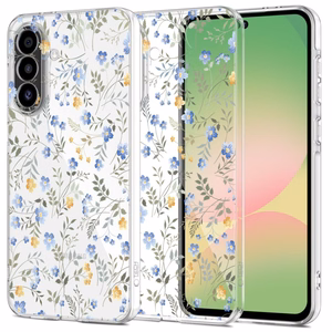 Tech-Protect FlexAir vacins Samsung Galaxy A27, caurspidigs ar ziedu rakstu